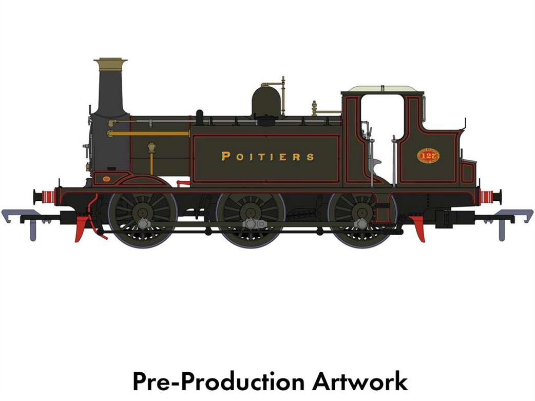 Rapido Trains OO 825003 SER O Class No.80 SER Lined Black Red and Yellow Lining