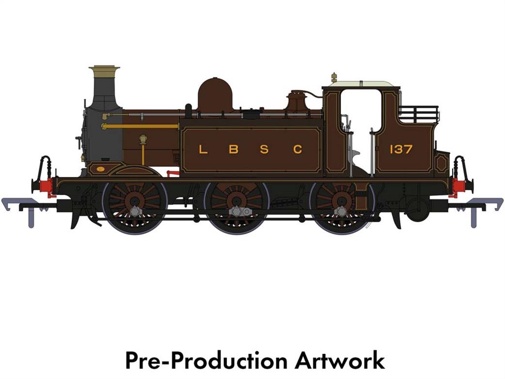 Rapido Trains OO 936006 LBSCR 137 Class E1 0-6-0T LBSC Marsh Umber Livery