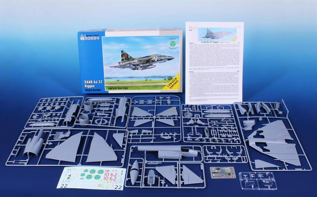 Special Hobby 1/48 48209 Saab AJ-37 Viggen Fighter Attack Version Plastic Kit