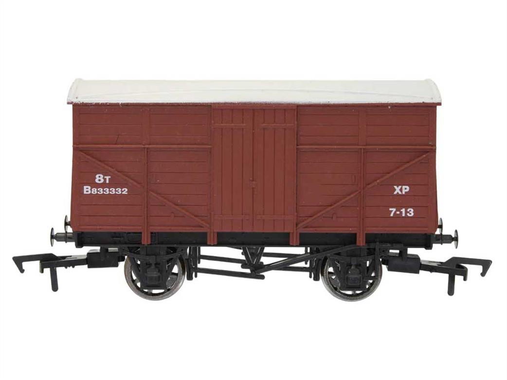 Dapol OO 4F-015-019 BR Fruit Van B833332 MEX Converted Cattle Wagon Bauxite