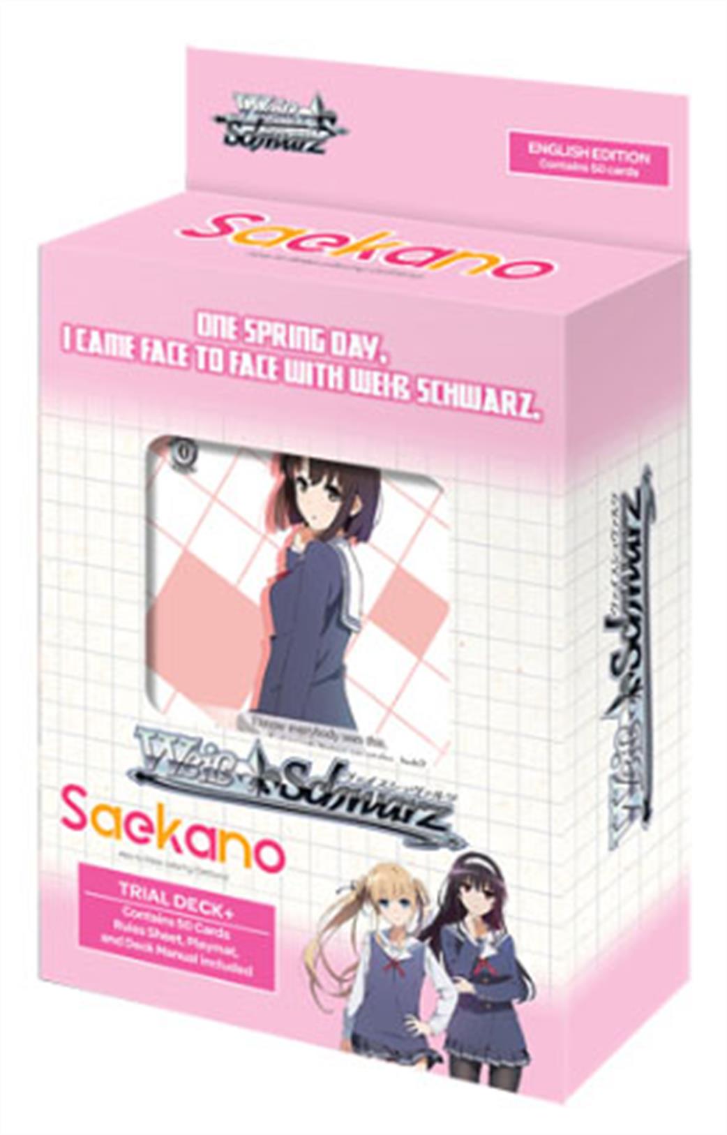 Bushiroad  WSESHSW56TDPLUS Weiss Schwarz: Saekano How to Raise a Boring Girlfriend Trial Deck+