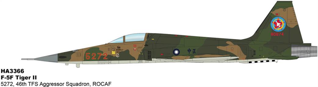 Hobby Master 1/72 HA3366 F-5F Tiger II 5272 46th Aggressor Squadron ROCAF