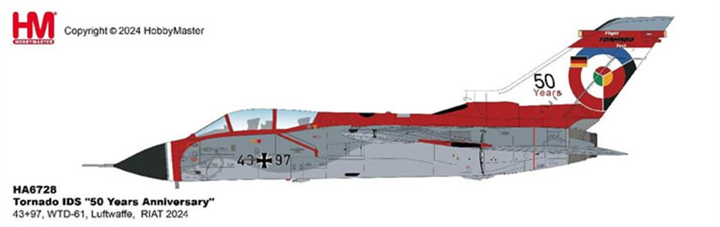 Hobby Master 1/72 HA6728 Tornado IDS 50 Years Anniversary Luftwaffe RIAT 2024