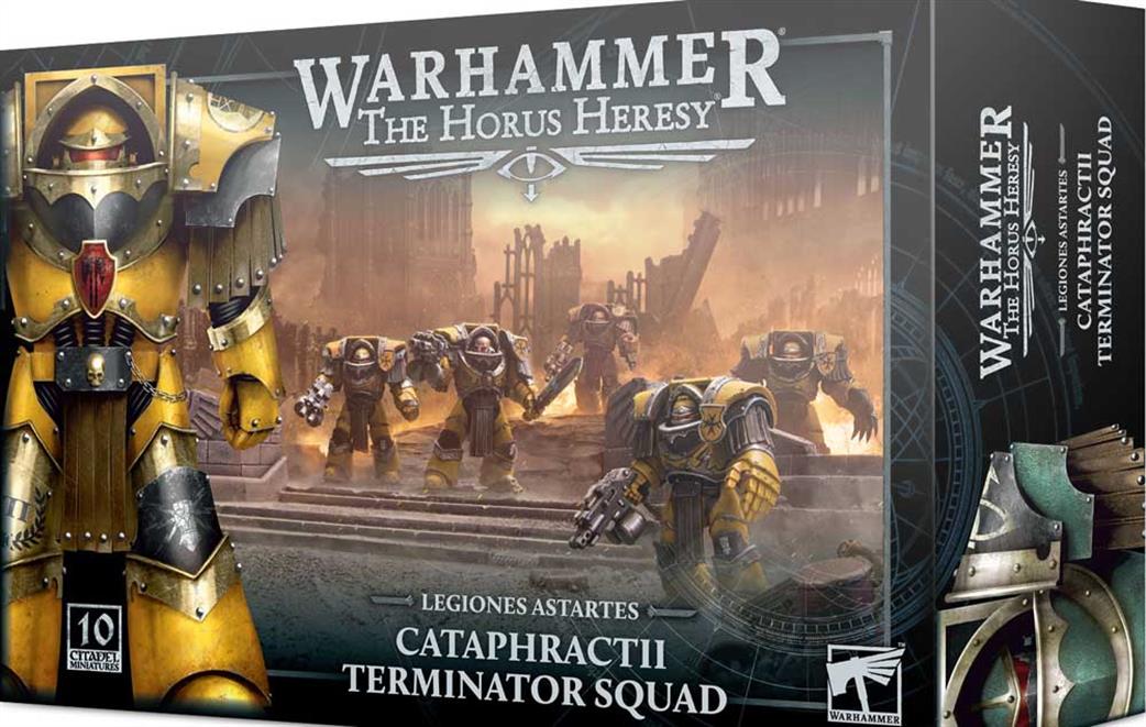 Games Workshop 25mm 31-26 Horus Heresy Legiones Astartes Cataphractii Terminators  Squad