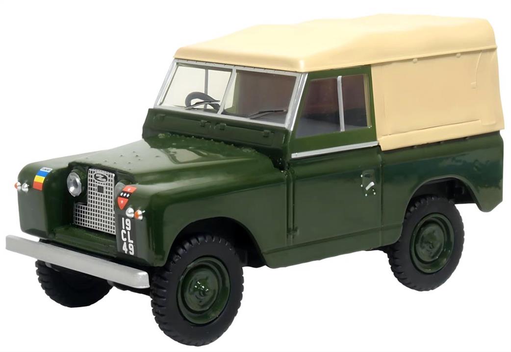 Oxford Diecast 1/43 43LR2S006 Land Rover Series II SWB Canvas REME