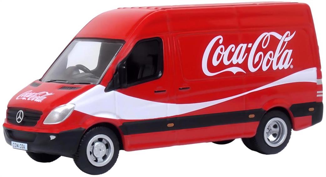 Oxford Diecast 1/76 76MSV007CC Mercedes Sprinter Coca Cola