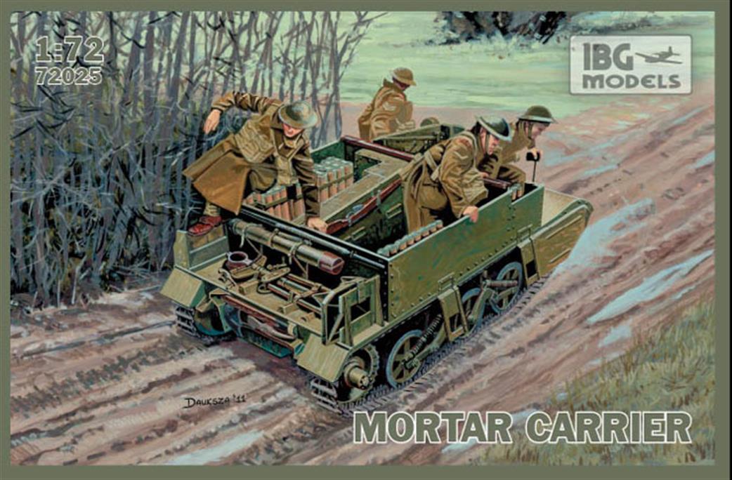 IBG Models 1/72 72025 Universal Carrier 1 Mk2 Mortar Carrier Kit