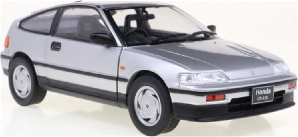 Whitebox 1/24 124131 Honda CR-X Silver 1987 Model