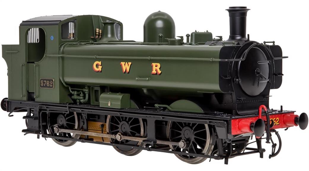 Dapol O Gauge 7S-007-015S GWR 3762 57xx Class 3762 Pannier Tank Green Lettered G W R DCC Sound