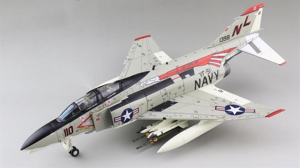 Hobby Master 1/72 HA19043 F-4B Phantom II Mig-17 Killer VF51 Screaming Eagles USS Corel Sea