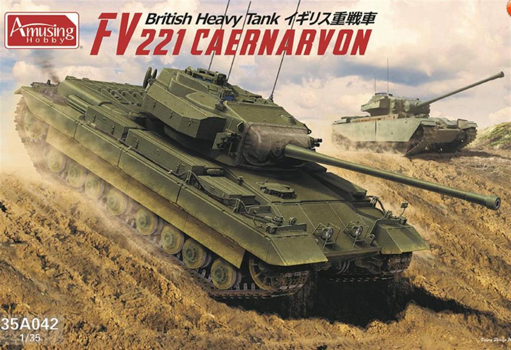 Amusing Hobby 1/35 35A042 FV 221 Caernarvon MBT Plastic Kit