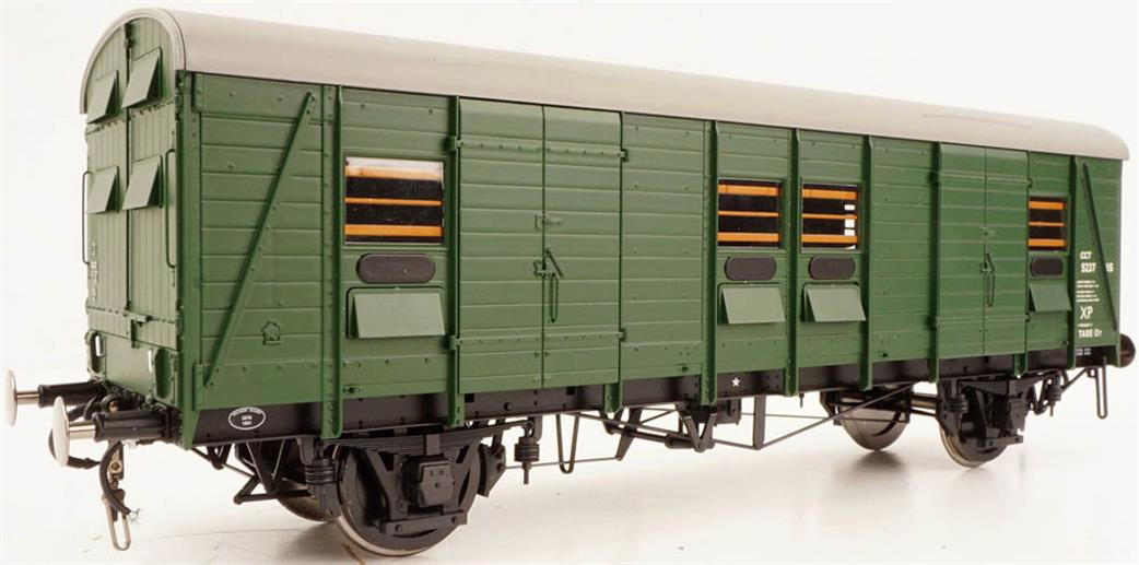 Heljan O Gauge 9172 BR(S) green CCT S2376S even planks