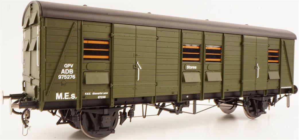 Heljan O Gauge 9174 BR Departmental Olive ADB975276 uneven planks