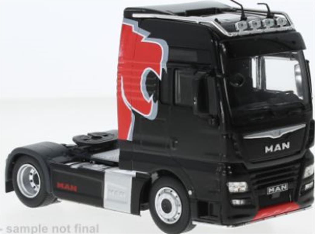 IXO 1/43 TR132 MAN TGX XXL D38 Black Diecast Model