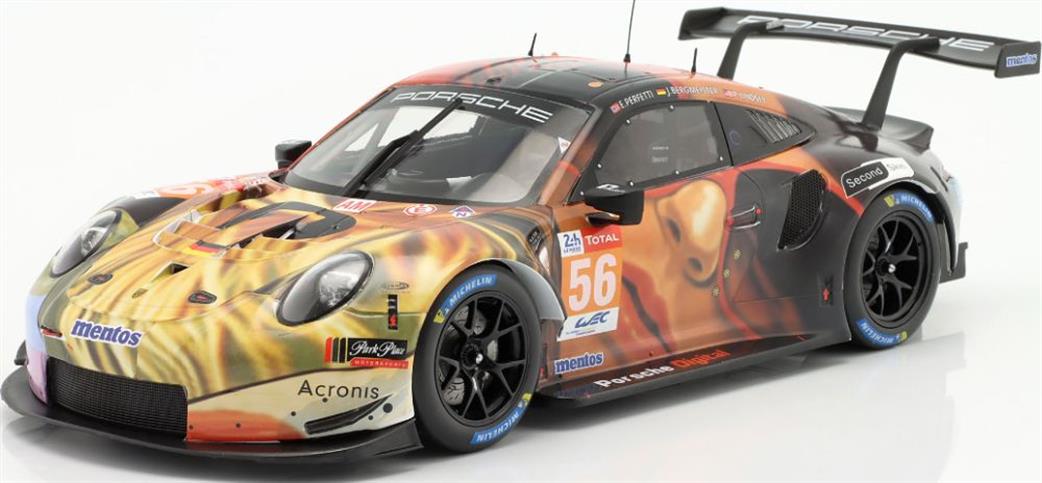 IXO 1/18 LEGT18027 Porsche 911 RSR #56 Winner LMGTE-AM Class 24h Le Mans + LMGTE-AM World Champion 2019 Diecast Model