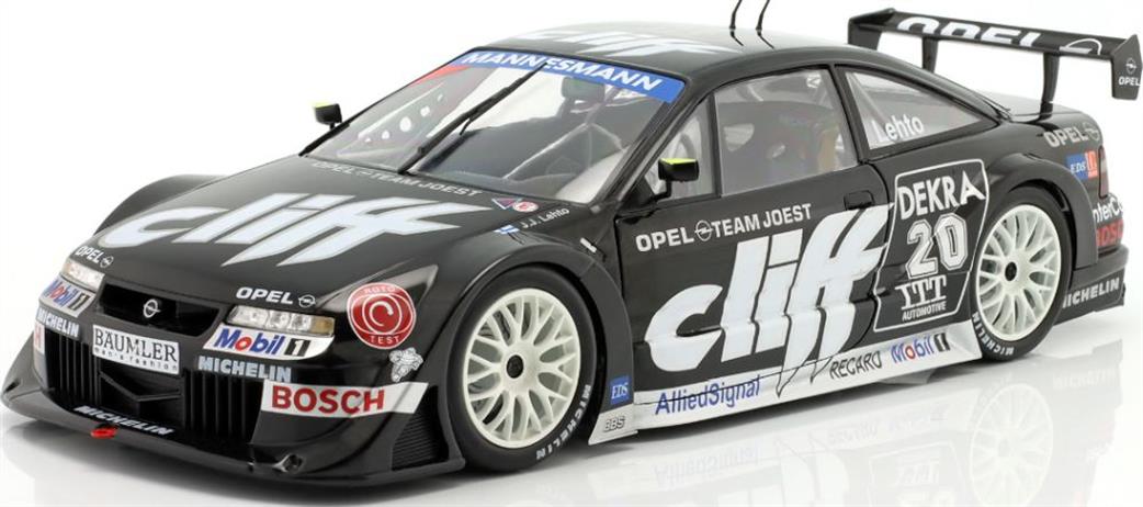 IXO 1/18 W1802001 Opel Calibra V6 #20 J.J. Lehto Cliff Team Joest DTM/ITC 1995 Diecast Model