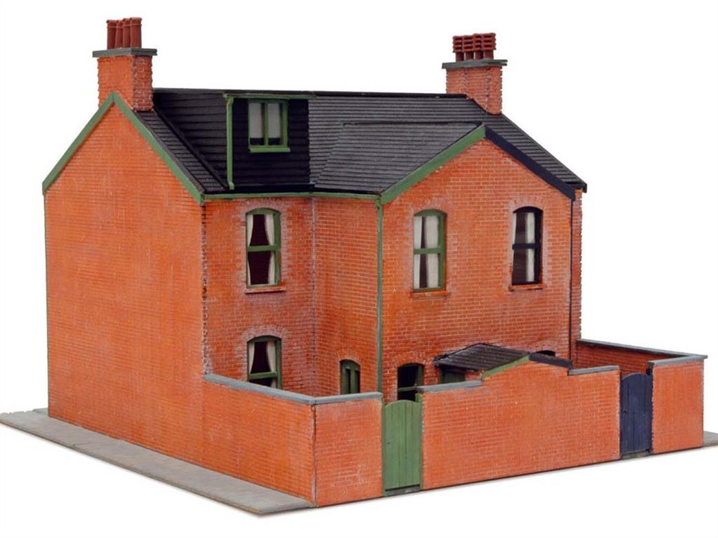 Peco OO LK-208 Victorian House Laser Cut Wood Kit