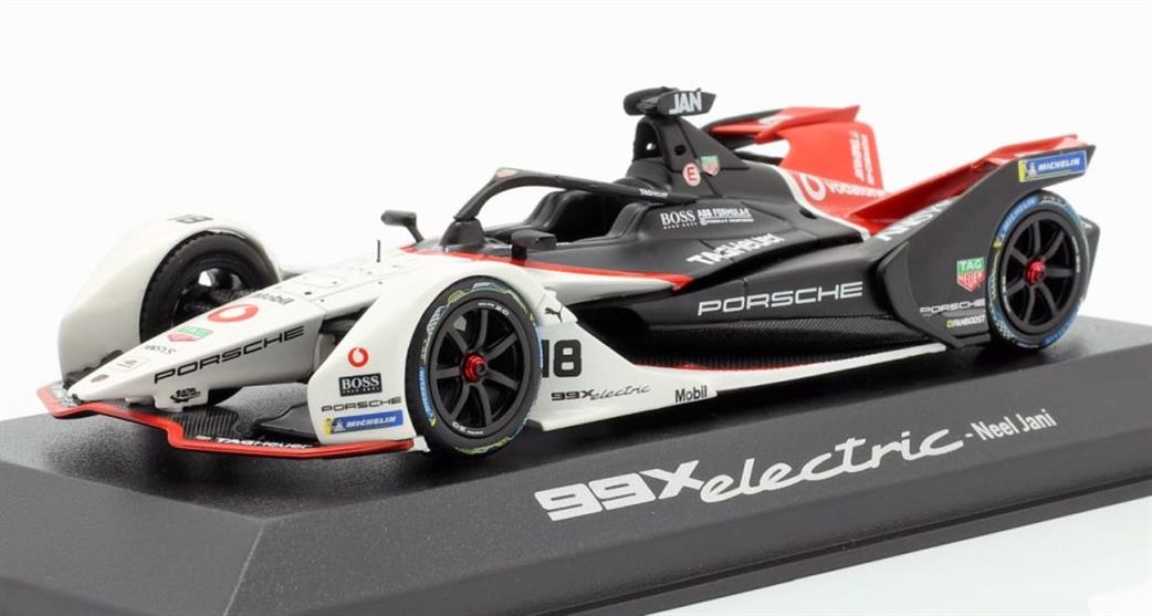 1/43 POR 0209310L Porsche 99X 'Neel Jani' White/Black/Red