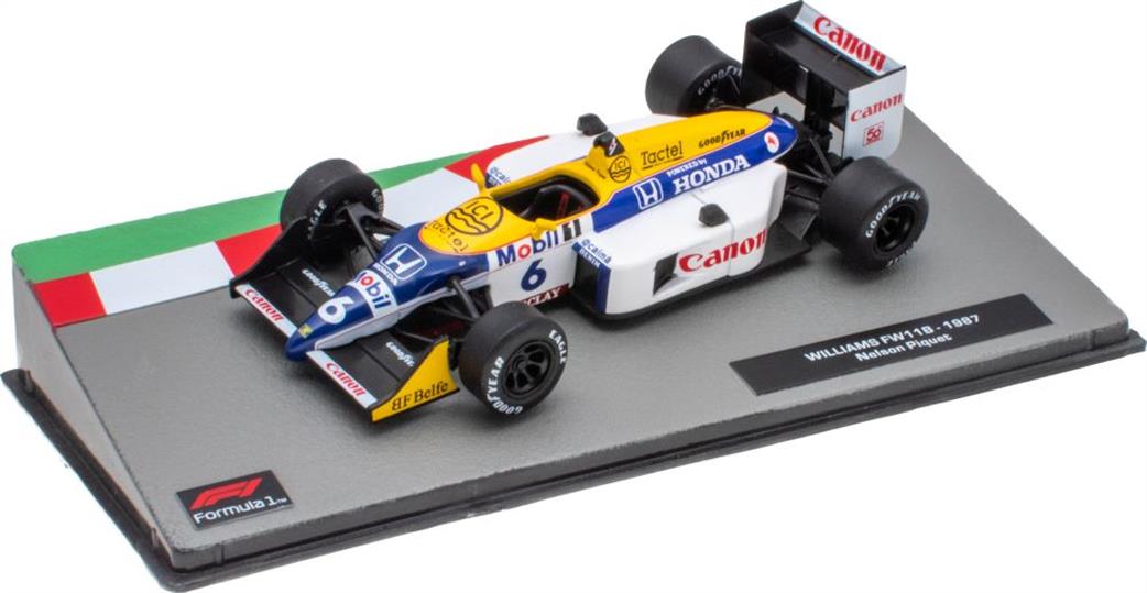 MAG 1/43 MAG NS054 Williams Fw11B Nelson Piquet 1987 F1 Collection