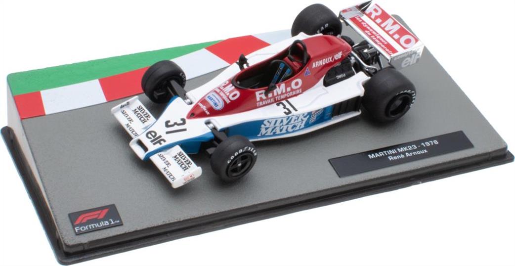 MAG 1/43 MAG NS183 Martini Mk23 Rene Arnoux 1978 F1 Collection