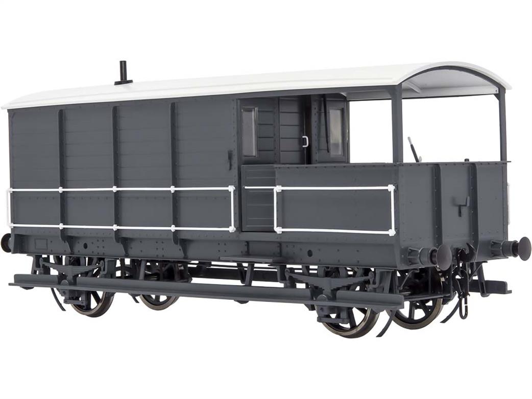 Dapol O Gauge 7F-300-004 GWR Unlettered 20-Ton AA15 TOAD Goods Brake Van