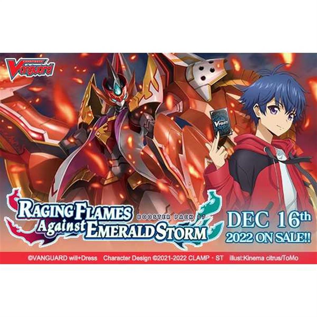 Bushiroad  VGE-D-BT07 CFV willDress Raging Flames Against Emerald Storm Booster