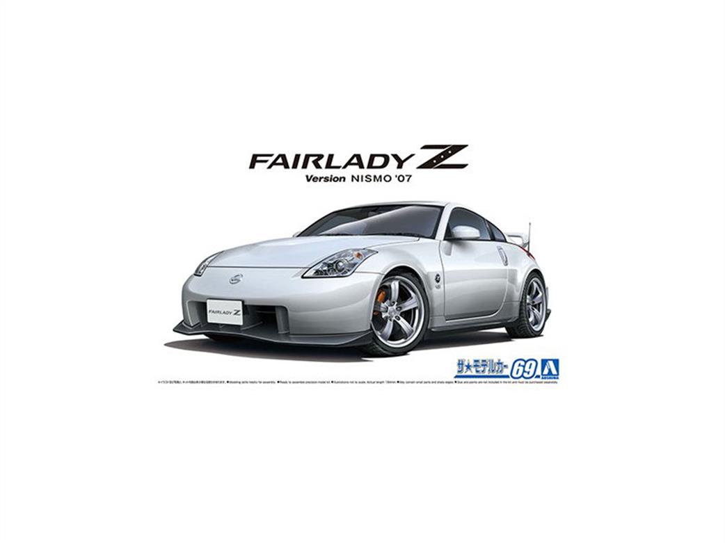 Aoshima 1/24 05848 Nissan Fairlady Z Nismo '07 Kit