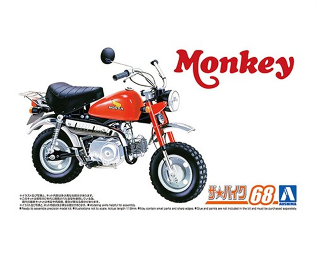 Aoshima 1/12 06434 Honda Z50J-1 Monkey '78 Motorbike Kit