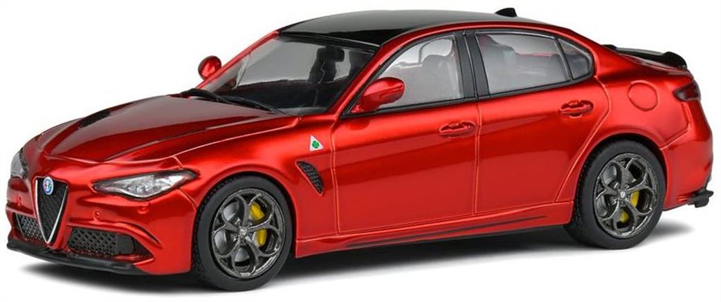 Solido 1/43 4313102 Alfa Romeo Giulia Quadrifoglio Red Model