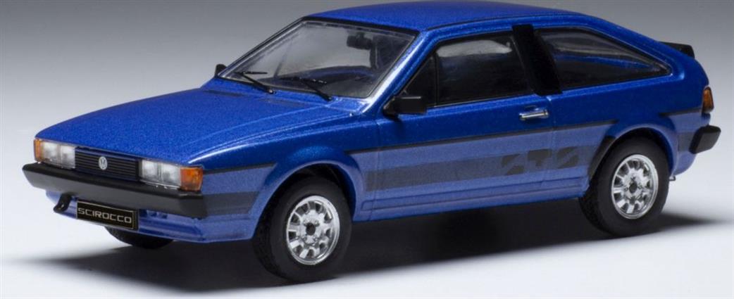 IXO 1/43 CLC441 VW Scirocco II GTS Blue 1982 Model