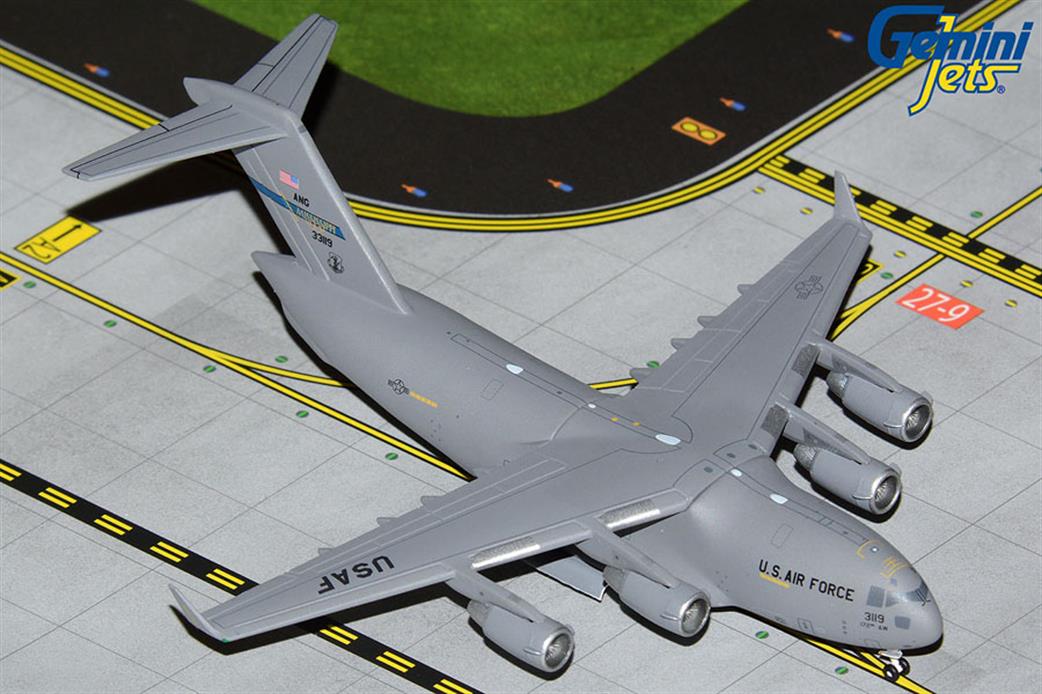 Gemini Jets 1/400 GMUSA121 Boeing C-17A Globemaster 3 03-3119 Mississippi ANG
