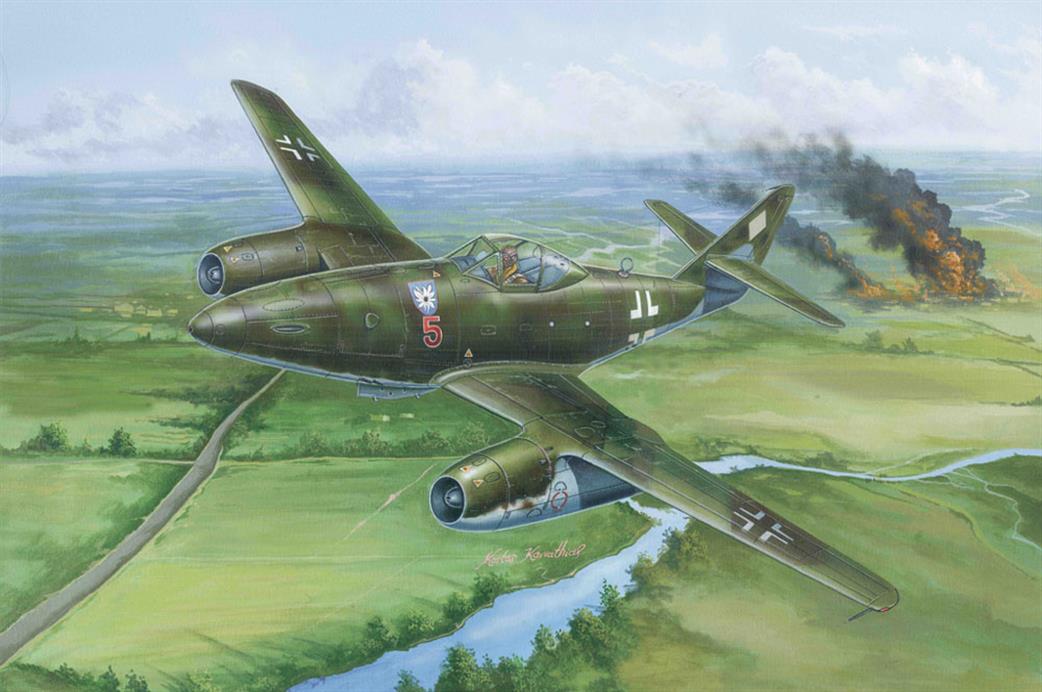 Hobbyboss 1/48 80370 Me262 A-1a/u1 German WW2 Jet Fighter Kit