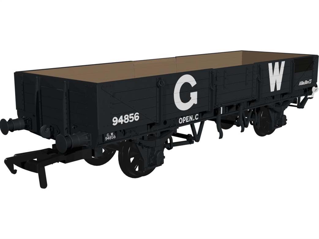 Rapido Trains OO 964001 GWR 94856 Open C Long Open Tube Wagon G W 25in