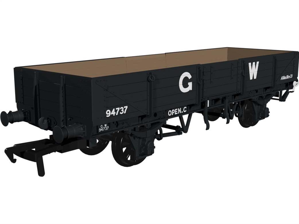 Rapido Trains OO 964005 GWR 94737 Open C Long Open Tube Wagon G W 16in