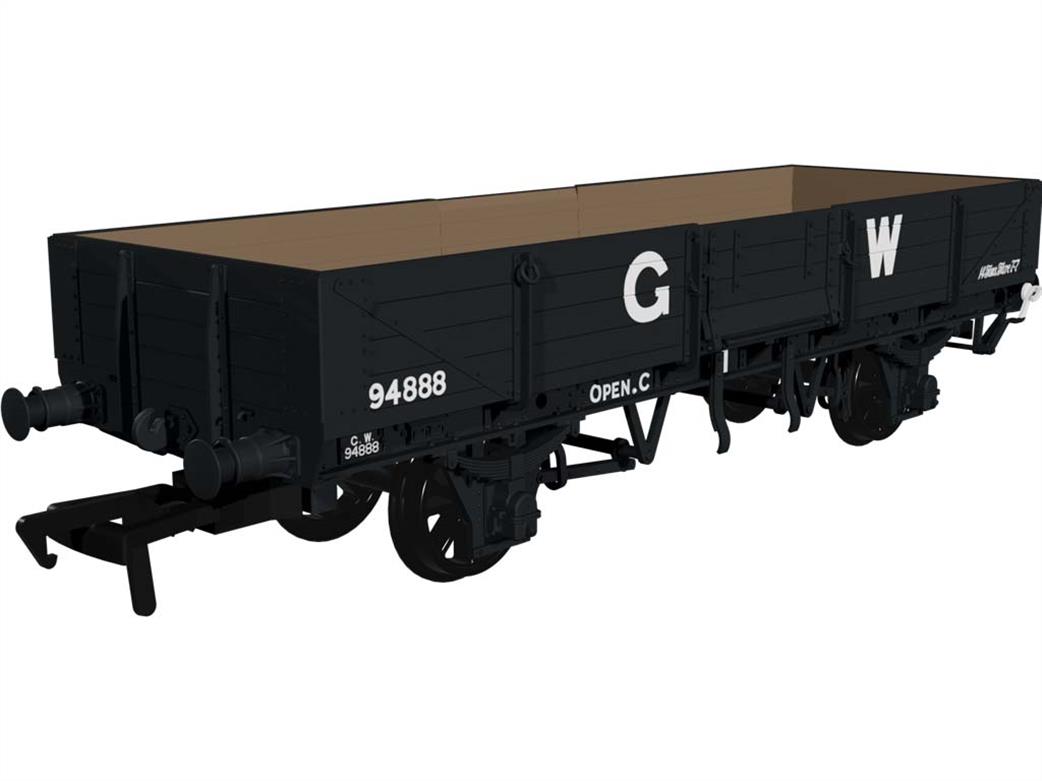 Rapido Trains OO 964006 GWR 94888 Open C Long Open Tube Wagon G W 16in