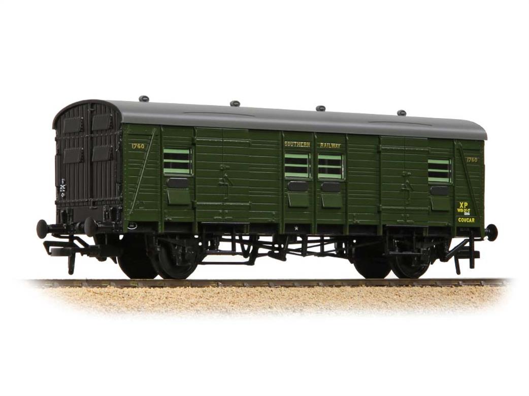 Bachmann 1/76 39-531A SR CCT/PMV Covcar Utility Van with End Doors SR Maunsell Era Green