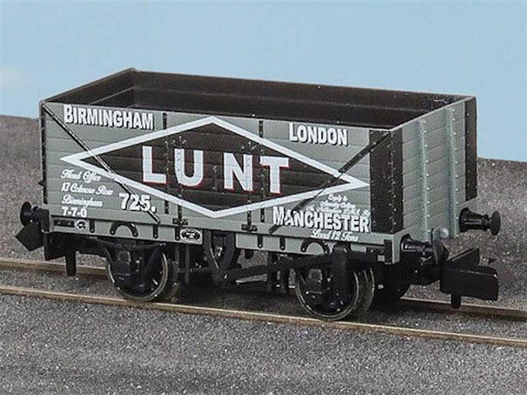 Peco N NR-7008 P Lunt 7 Plank Open Coal Wagon 725 New 9ft Wheelbase Model