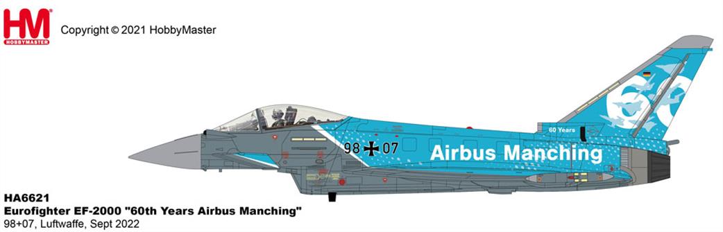 Hobby Master 1/72 HA6621 Eurofighter Typhoon EF-2000 60th Years Airbus Manching