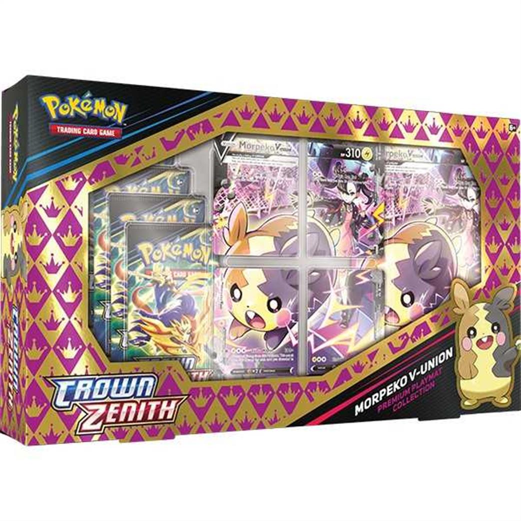 Nintendo  290-85181 Pokemon TCG Crown Zenith Premium Playmat Collection Morpeko V-Union