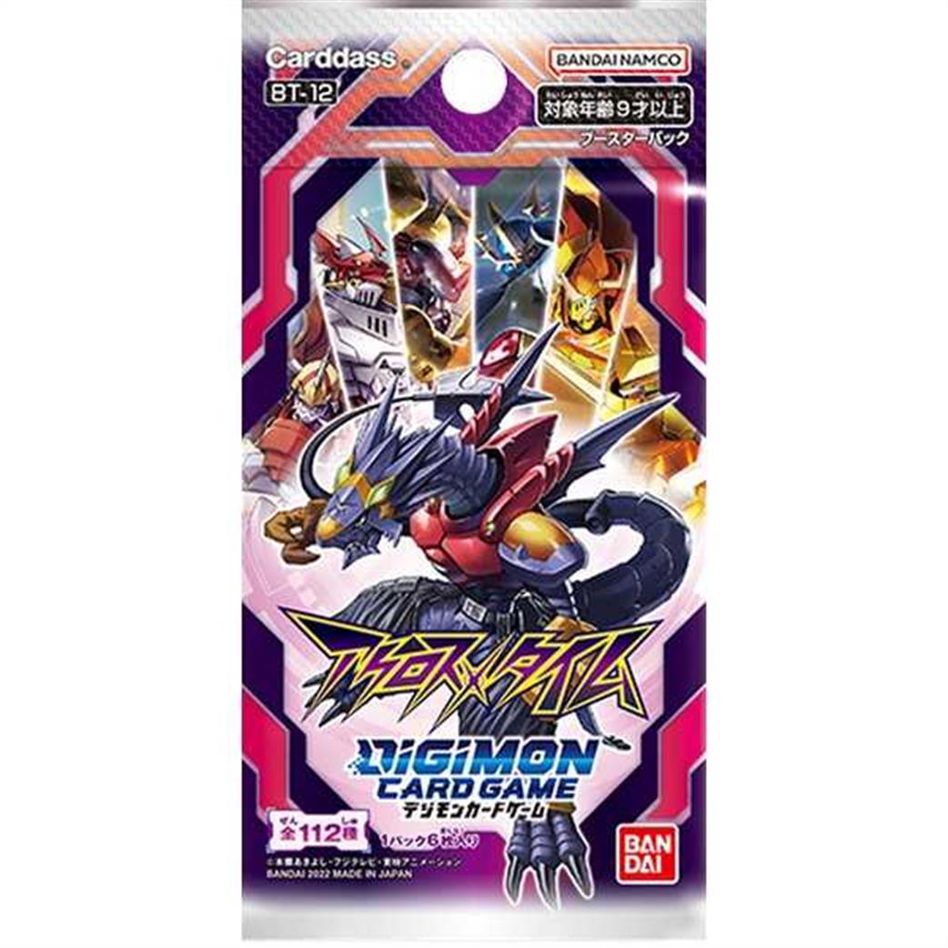 Bandai  BT12 Digimon Across Time Booster