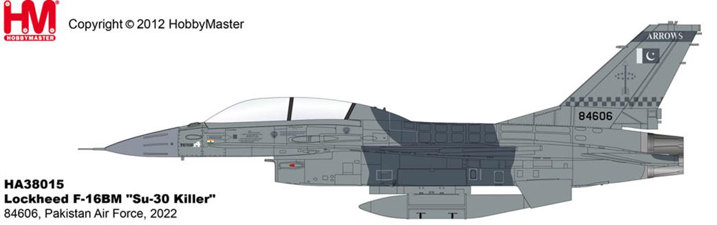 Hobby Master 1/72 HA38015 F-16BM Su-30 Killer Pakistan Air Force