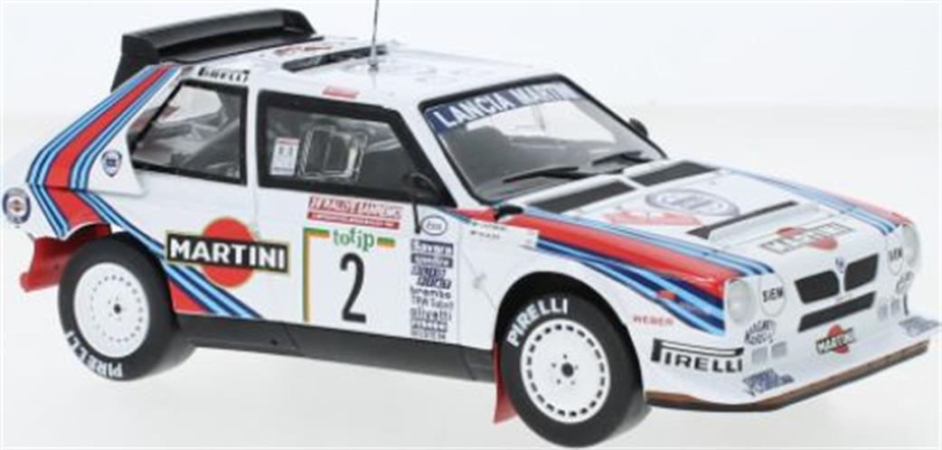 IXO 1/43 24RAL022A Lancia Delta S4 #2 Rallye WM Rally San Remo 1986 M.Alen/I.Kivimaki Model