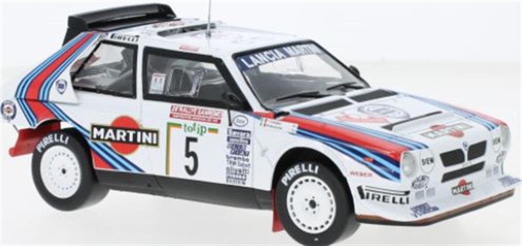 IXO 1/43 24RAL022B Lancia Delta S4 #5 Rallye WM Rally San Remo 1986 M.Biasion/T.Siviero Model