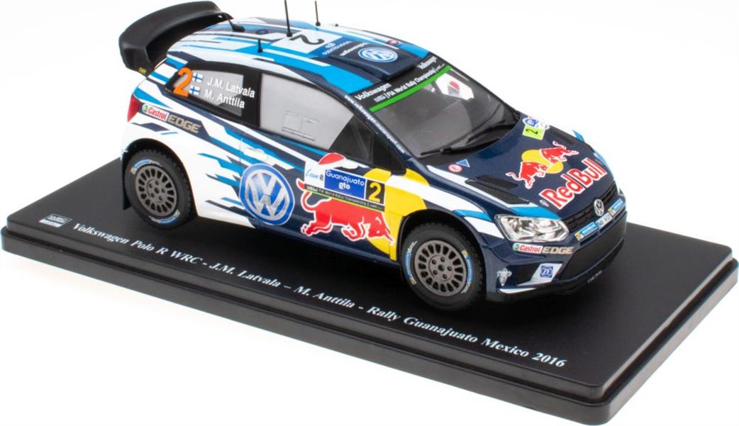 MAG 1/24 MAG NW03 Volkswagen Polo R WRC Latvala Mexico 2016