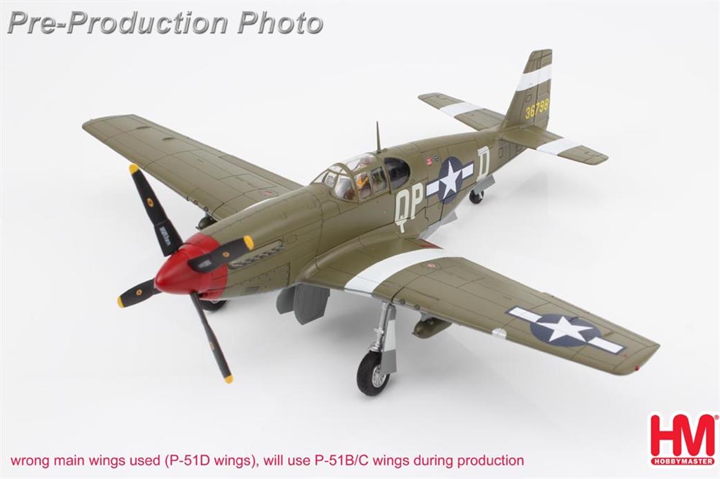 Hobby Master 1/48 HA8515b P-51B Mustang Steve Pisanos Special Edition 4th FG 334th FS May 1944