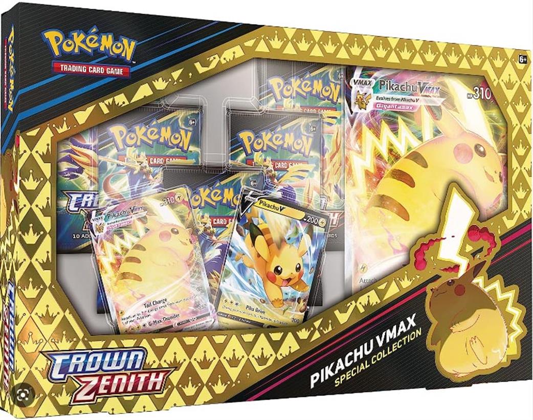 Nintendo  290-85188 Pokemon Crown Zenith Special Collection Pikachu VMAX