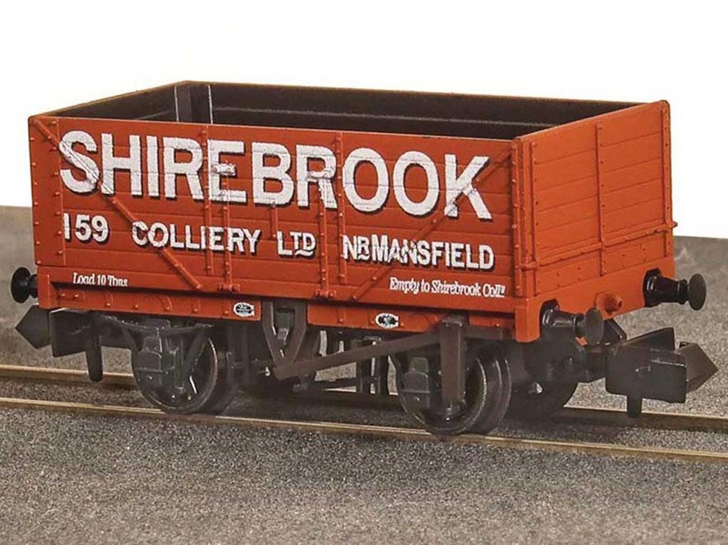 Peco N NR-7007 P Shirebrook Colliery 7 Plank Open Coal Wagon New 9ft Wheelbase Model