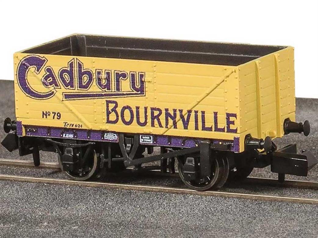 Peco N NR-7015P Cadbury Bournville 7 Plank Open Coal Wagon New 9ft Wheelbase Model