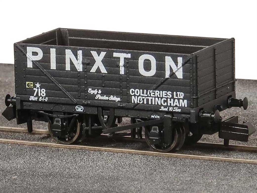 Peco N NR-7019P Pinxton Collieries 7 Plank Open Coal Wagon New 9ft Wheelbase Model