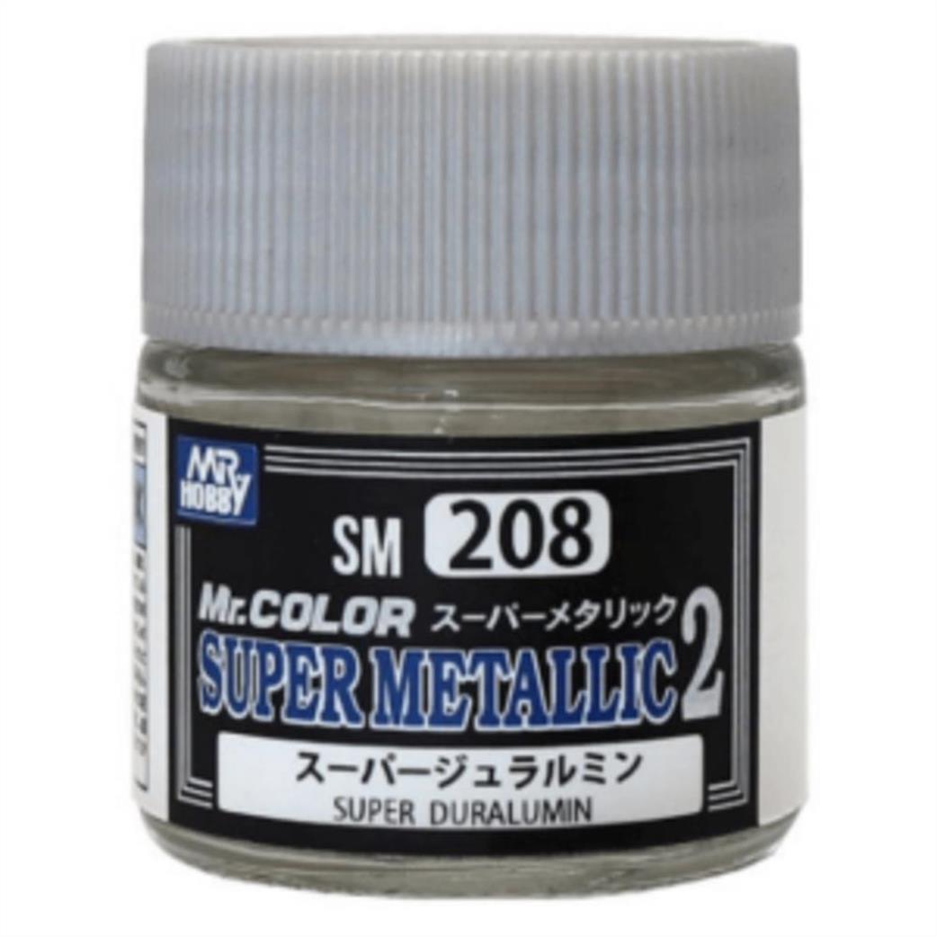 Gunze Sangyo  SM208 Super Metallic Super Duralumin 10ml Bottle